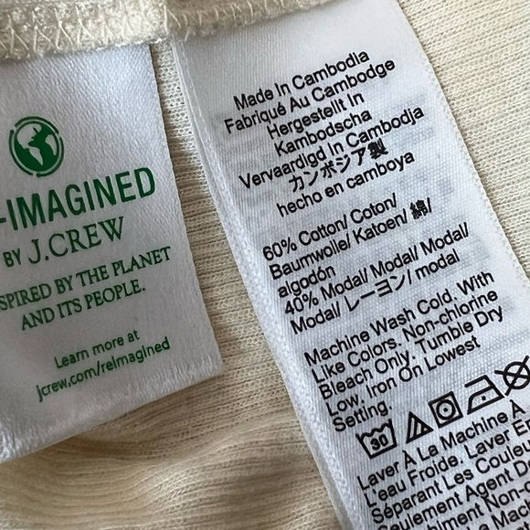 J Crew Light Yellow Ribbed Cutaway Tank Top NWT Medium - Picture 10 of 10